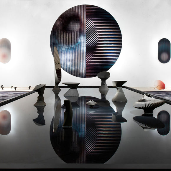 Trichroic Round Rug Rugs Moooi