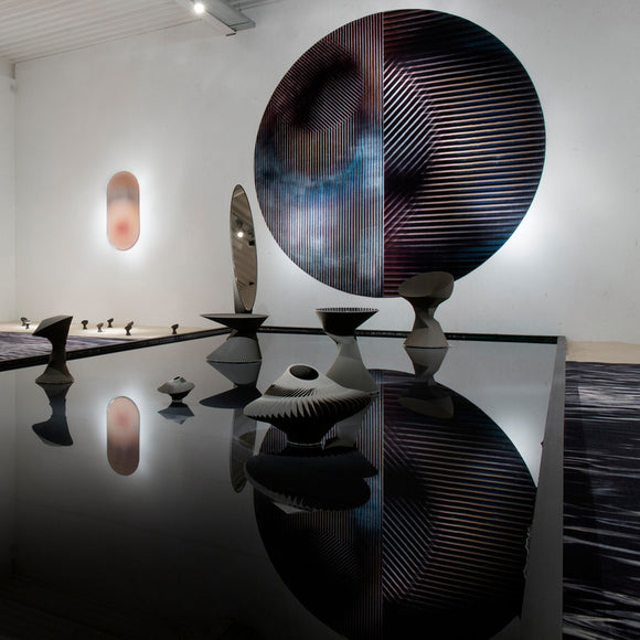 Trichroic Round Rug Rugs Moooi