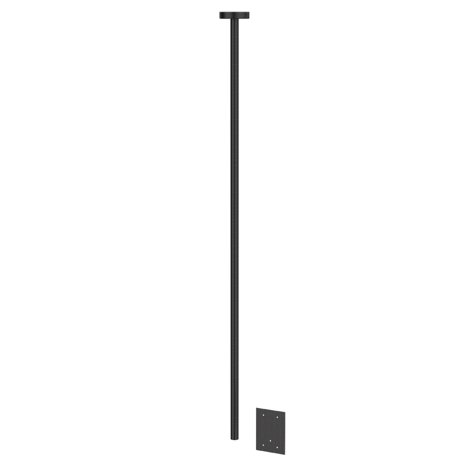 Anello Ceiling-Mounted Electronic Mixer- 30654 Bathroom Accessories GESSI Aged Bronze