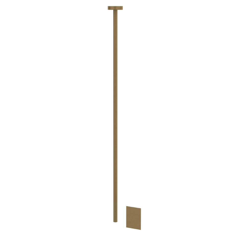 Sensor Taps External part for Ceiling-mounted Electronic mixer, lenght on request, wit - 30656 Built In Parts GESSI Antique Brass