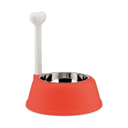 Lupita Dog Bowl Dog Supplies Alessi Red Orange