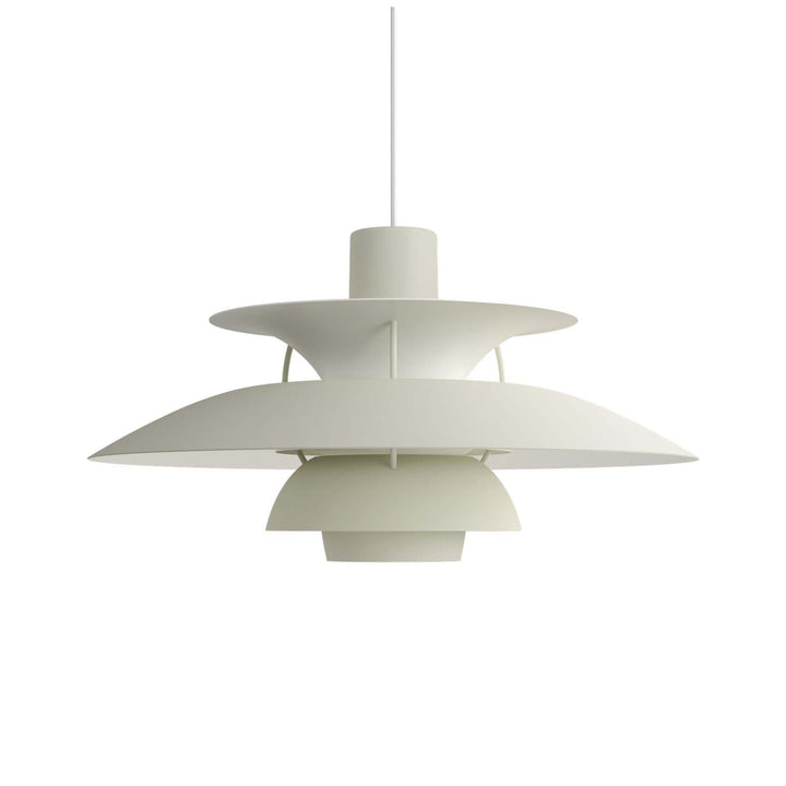 PH 5 Pendant Light Lighting Louis Poulsen Monochrome Pale Pewter