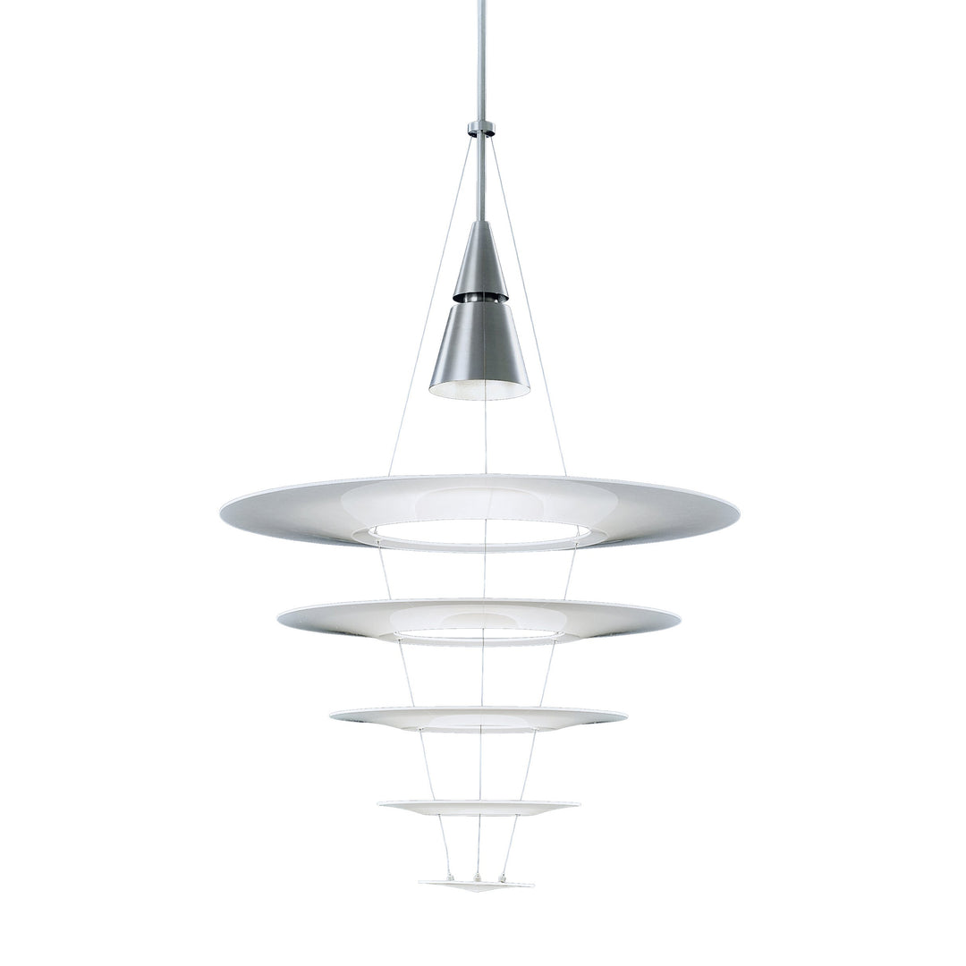 Enigma 545 Pendant Light Lighting Louis Poulsen Brushed Aluminum