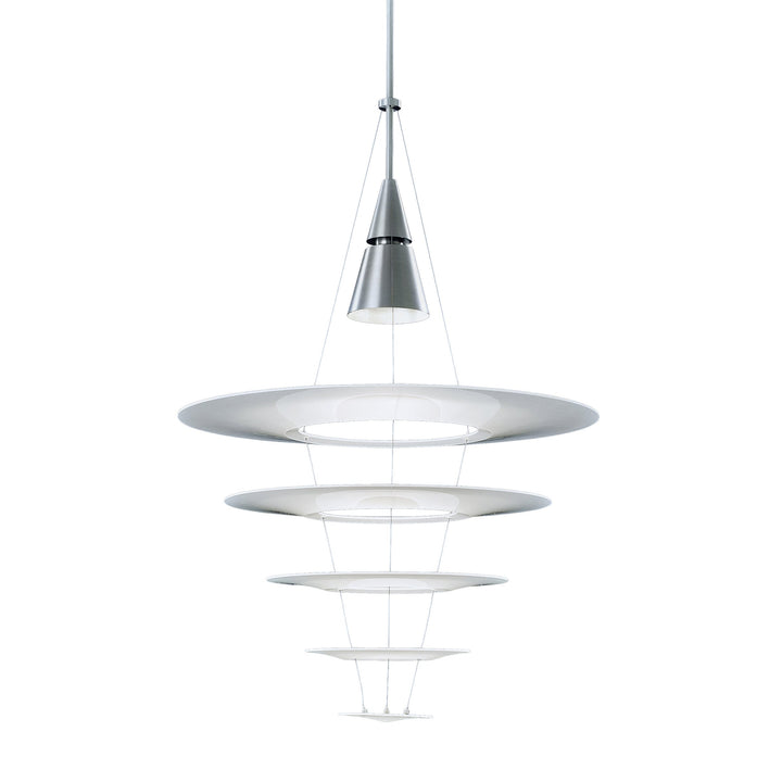 Enigma 545 Pendant Light Lighting Louis Poulsen Brushed Aluminum
