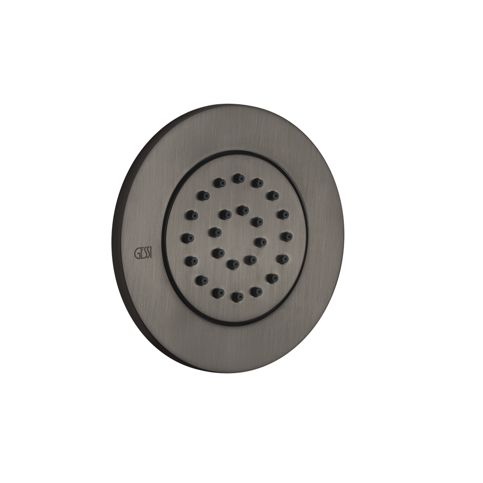 Pivotable Body Spray - 32982 Showers GESSI Black Metal Brushed PVD