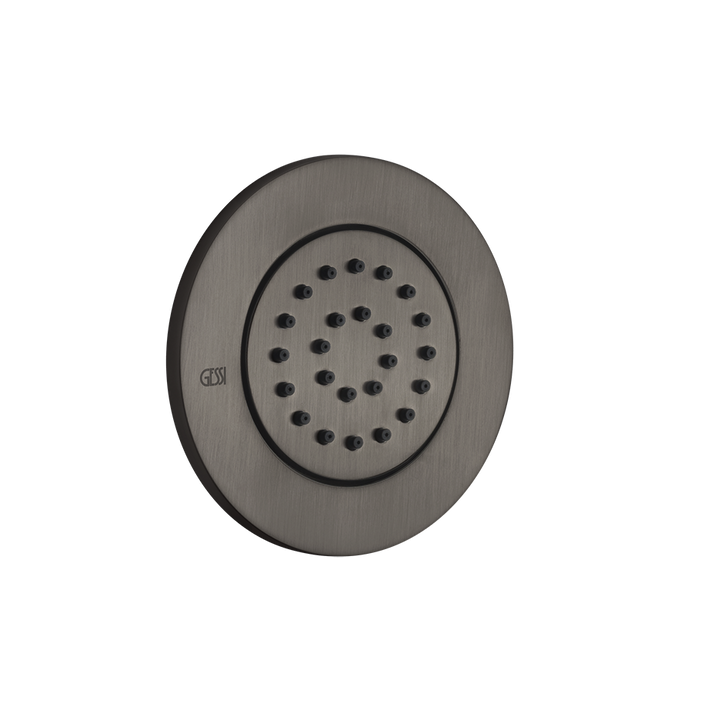 Pivotable Body Spray - 32982 Showers GESSI Black Metal Brushed PVD
