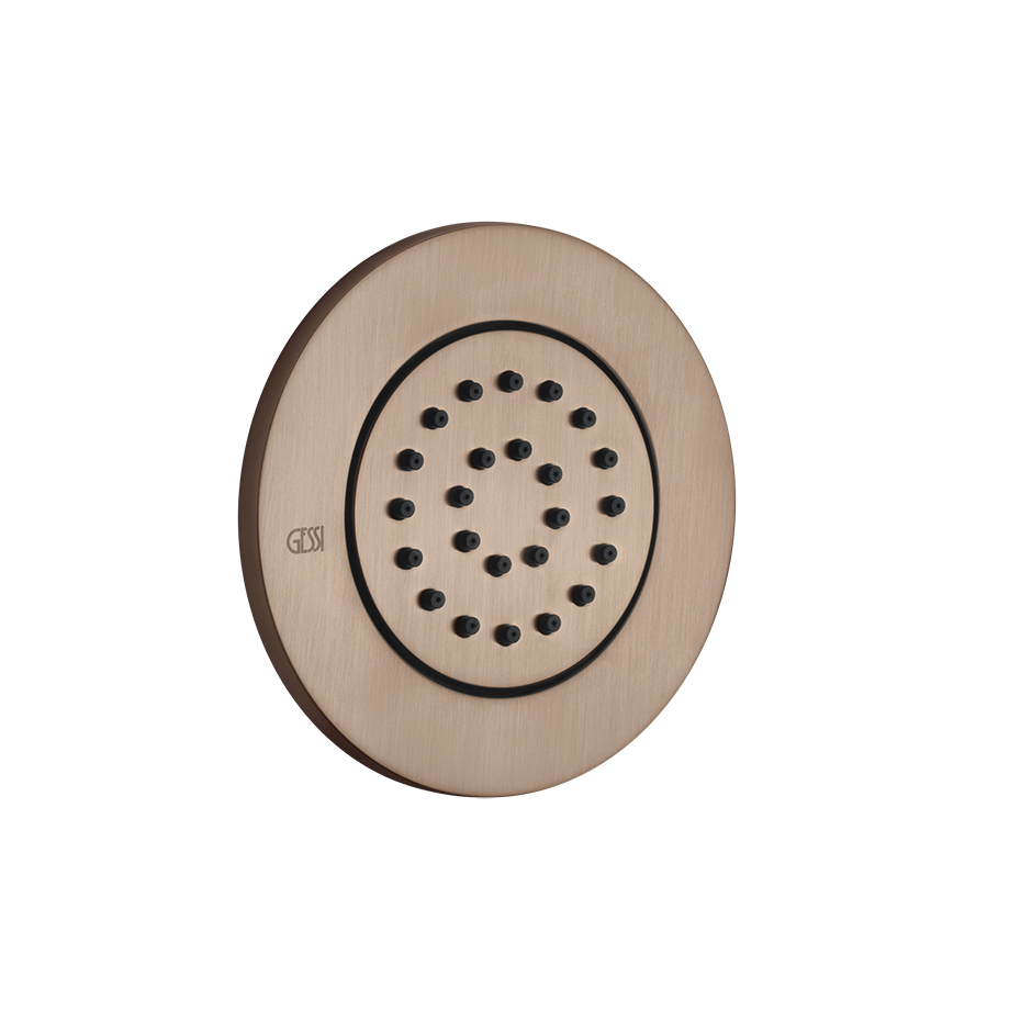 Pivotable Body Spray - 32982 Showers GESSI Copper Brushed PVD
