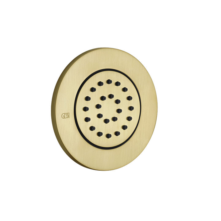Pivotable Body Spray - 32982 Showers GESSI Gold Brushed PVD
