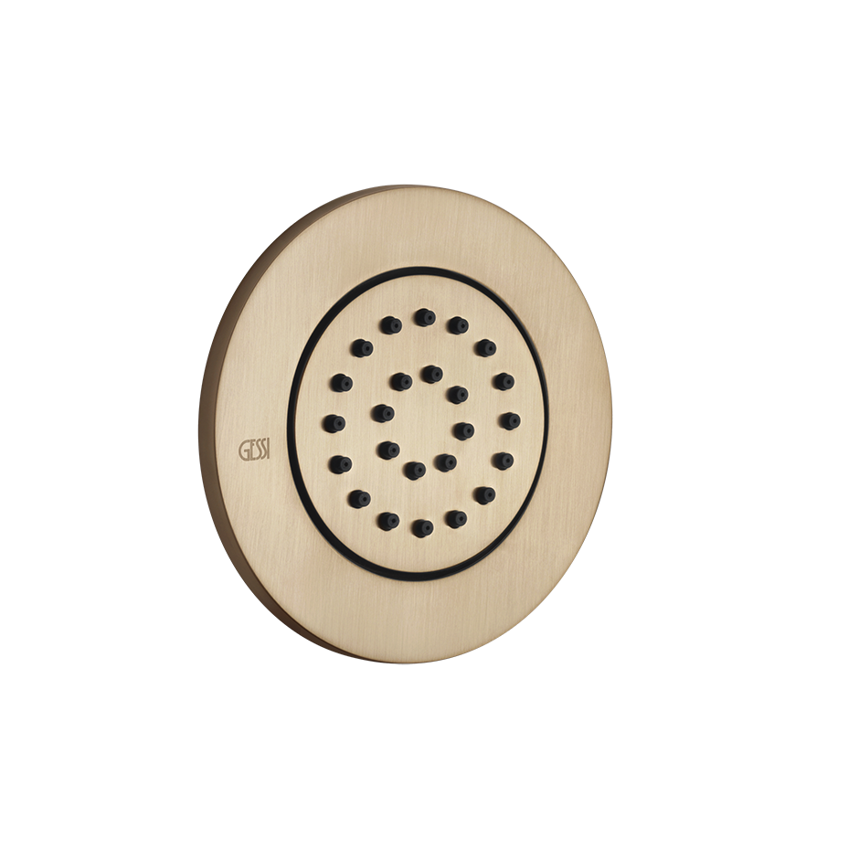 Pivotable Body Spray - 32982 Showers GESSI Warm Bronze Brushed PVD