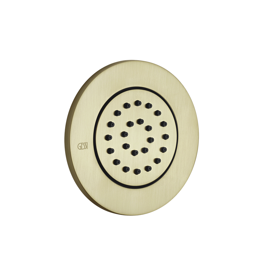 Pivotable Body Spray - 32982 Showers GESSI Brass Brushed PVD