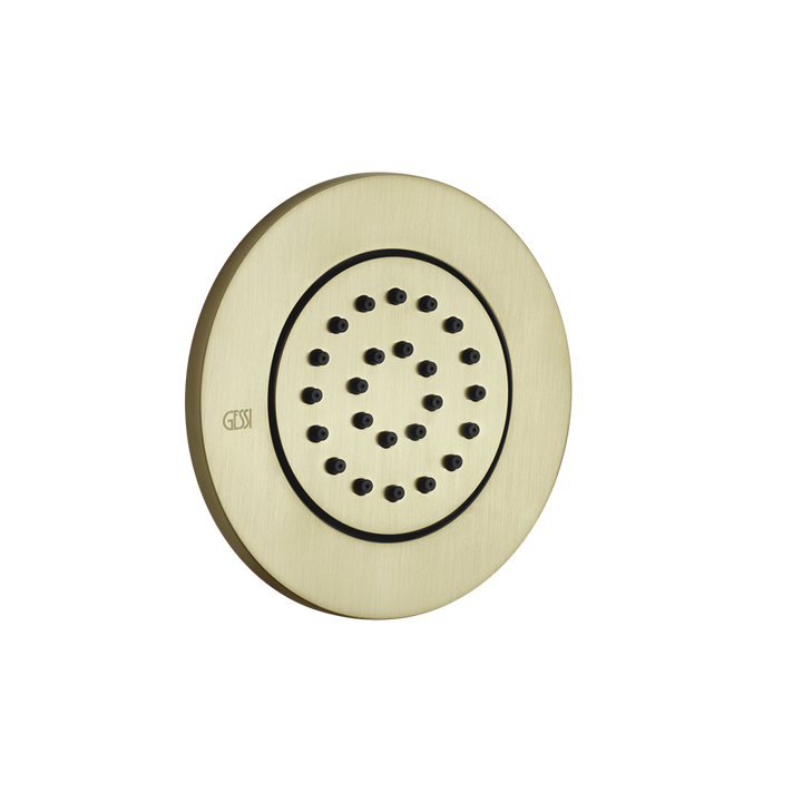 Pivotable Body Spray - 32982 Showers GESSI Brass Brushed PVD