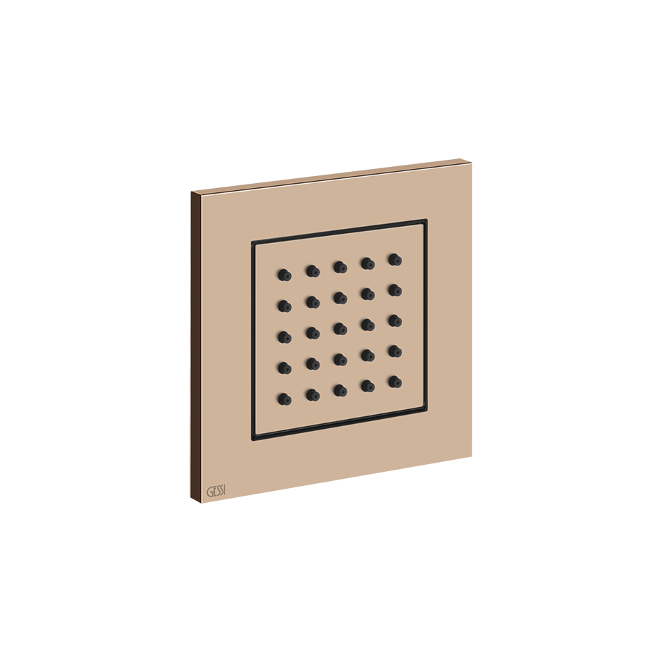 Pivotable Body Spray - 32984 Showers GESSI Copper PVD