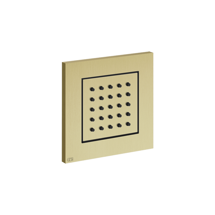 Pivotable Body Spray - 32984 Showers GESSI Brass Brushed PVD