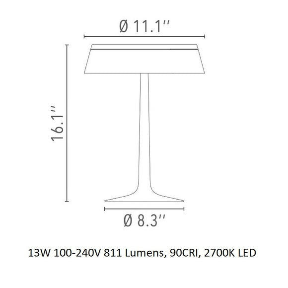 Bon Jour Table Lamp Table Lamps FLOS