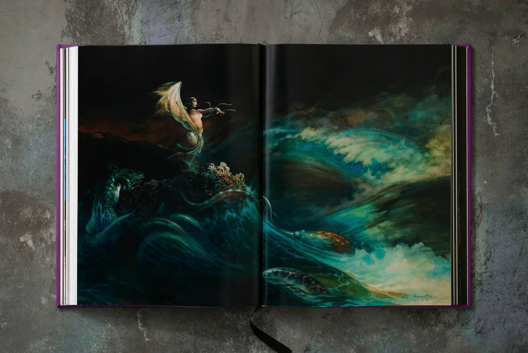 The Fantastic Worlds of Frank Frazetta Print Books Taschen   