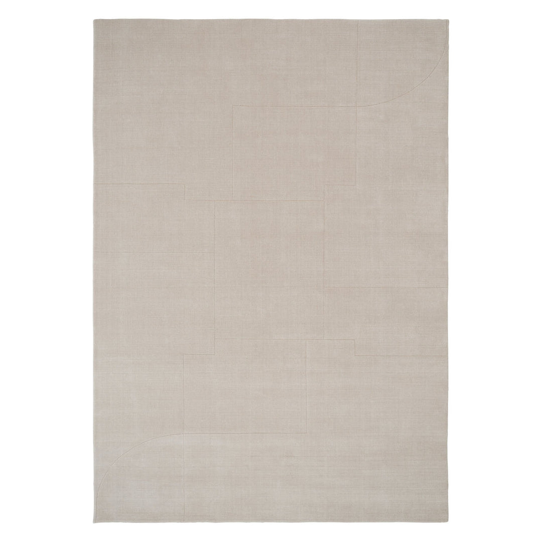Geometric Maze Rugs Linie Design Beige 140x200 (4.6' x 6.6')