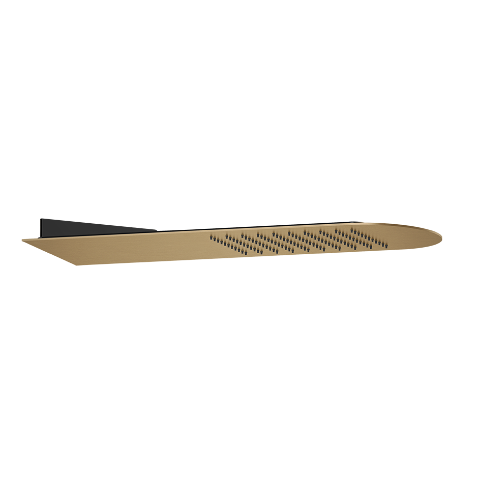 Trimillimetri Wall Mounted Showerhead - 33051 Showers GESSI Warm Bronze Brushed PVD