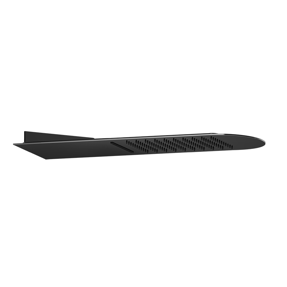 Trimillimetri Wall Mounted Multifunction Showerhead - 33053 Showers GESSI Black Metal PVD