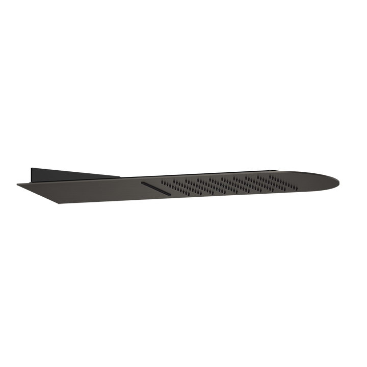 Trimillimetri Wall Mounted Multifunction Showerhead - 33053 Showers GESSI Black Metal Brushed PVD
