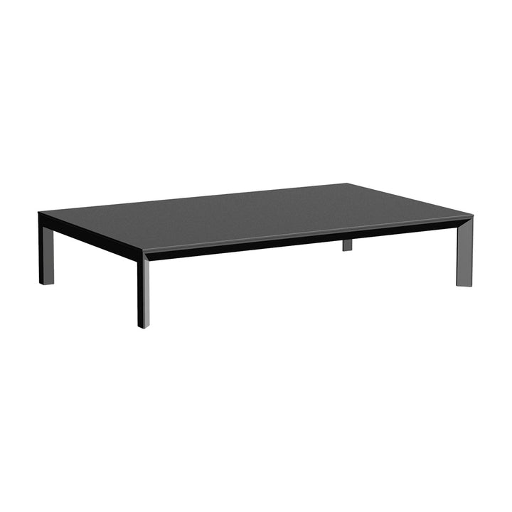 Frame HPL Coffee Table Outdoor Vondom Size 2: 39.25 in x 63 in HPL Black Edge