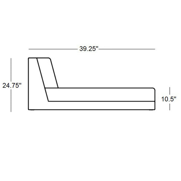 Pixel Chaise Lounge Outdoor Vondom