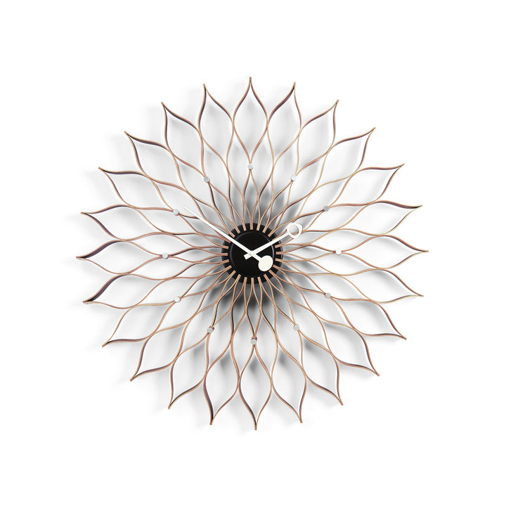 Sunflower Wall Clock Wall Clocks Vitra Birch