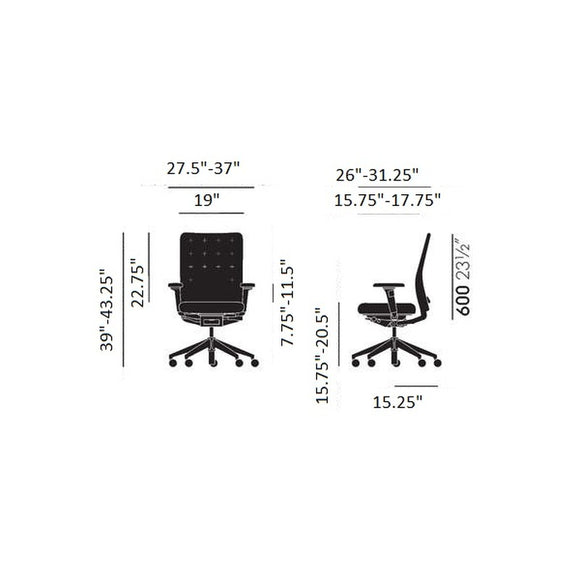 ID Trim Office Chair Chairs Vitra