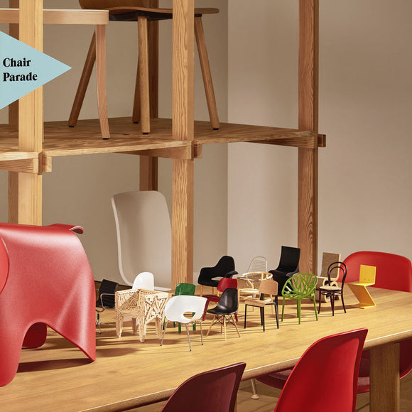 Miniatures Vegetal Chair (Set of 3) Figurines Vitra