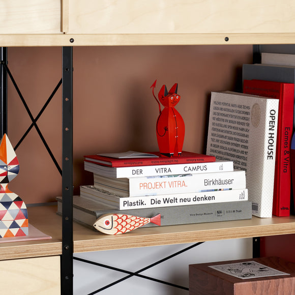 Wooden Doll Mother Fish and Child Figurines Vitra