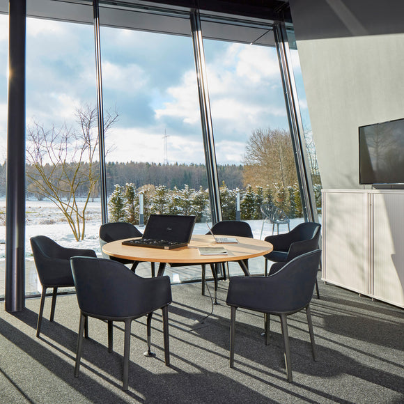 Softshell Chair with Four-legged Base Chairs Vitra