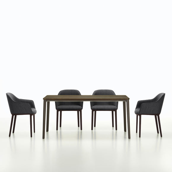 Softshell Chair with Four-legged Base Chairs Vitra