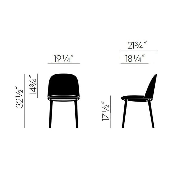 Softshell Side Chair Chairs Vitra