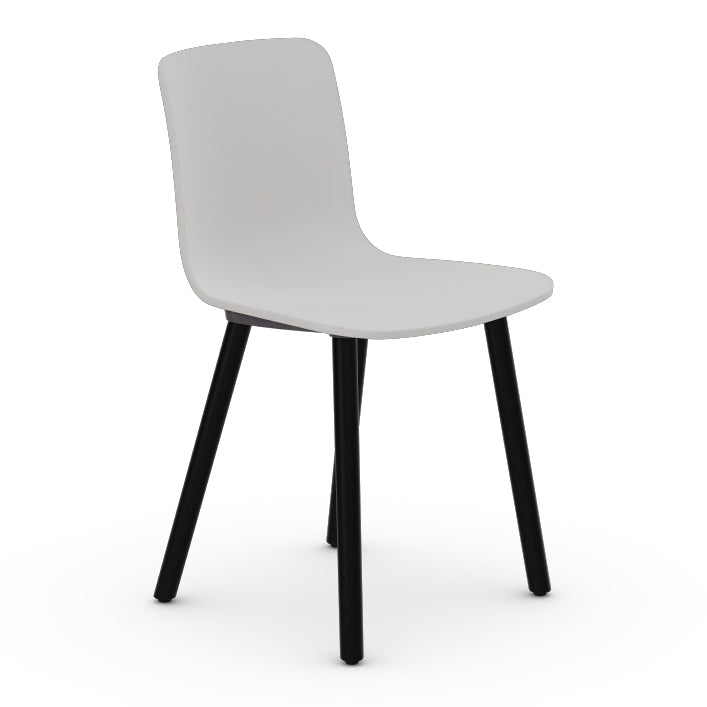 HAL Wood Chair Chairs Vitra White Dark Oak