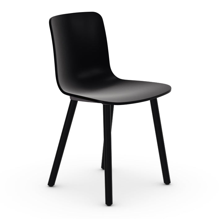 HAL Wood Chair Chairs Vitra Basic Dark Dark Oak
