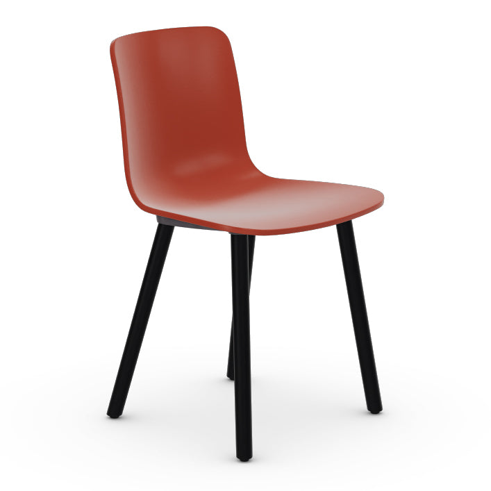 HAL Wood Chair Chairs Vitra Brick Dark Oak