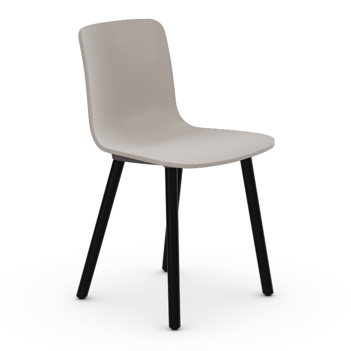 HAL Wood Chair Chairs Vitra Warm Grey Dark Oak