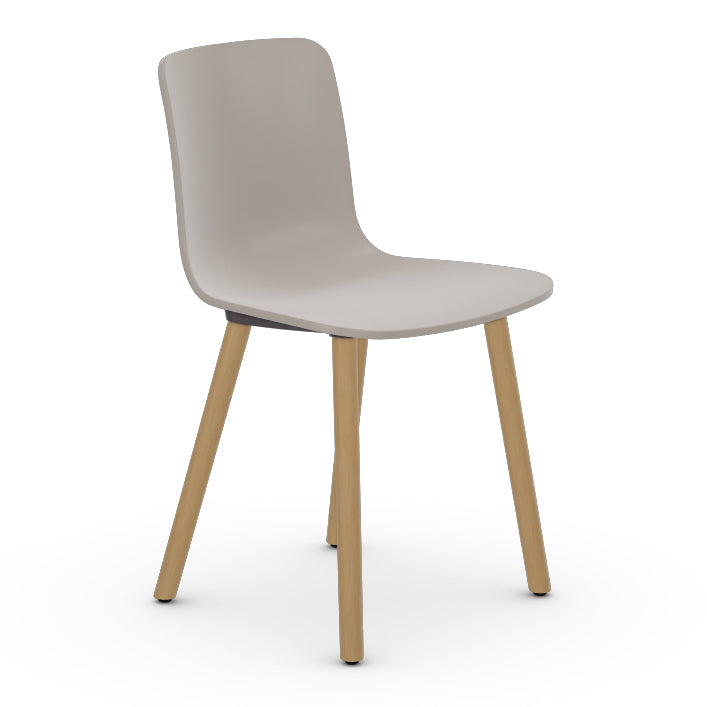 HAL Wood Chair Chairs Vitra Warm Grey Light Oak