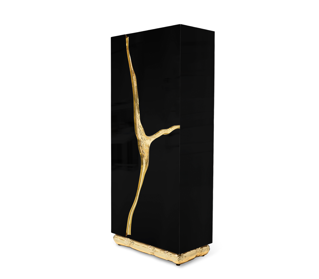 lapiaz cabinet Cabinets Boca Do Lobo Black Lacquer