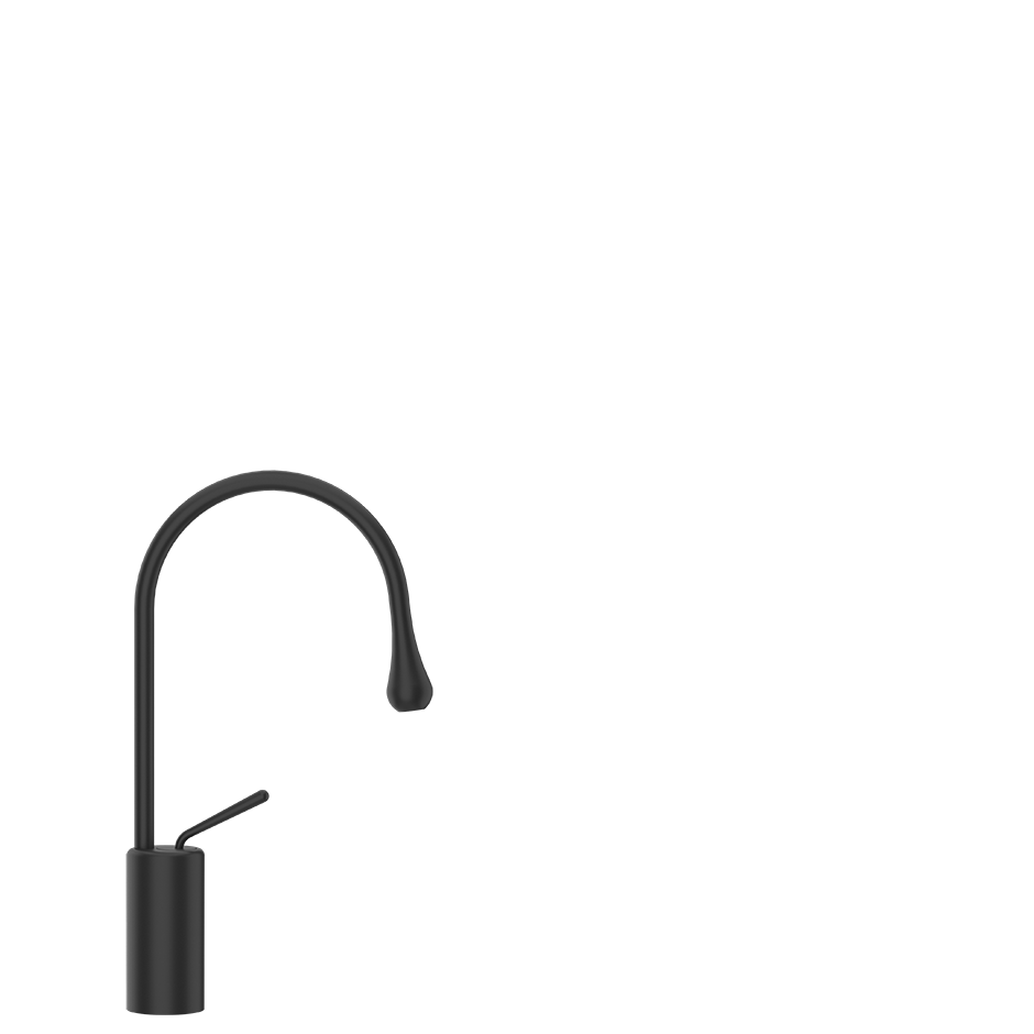 Goccia Basin Mixer - 33604 Bathroom Accessories GESSI Matte Black