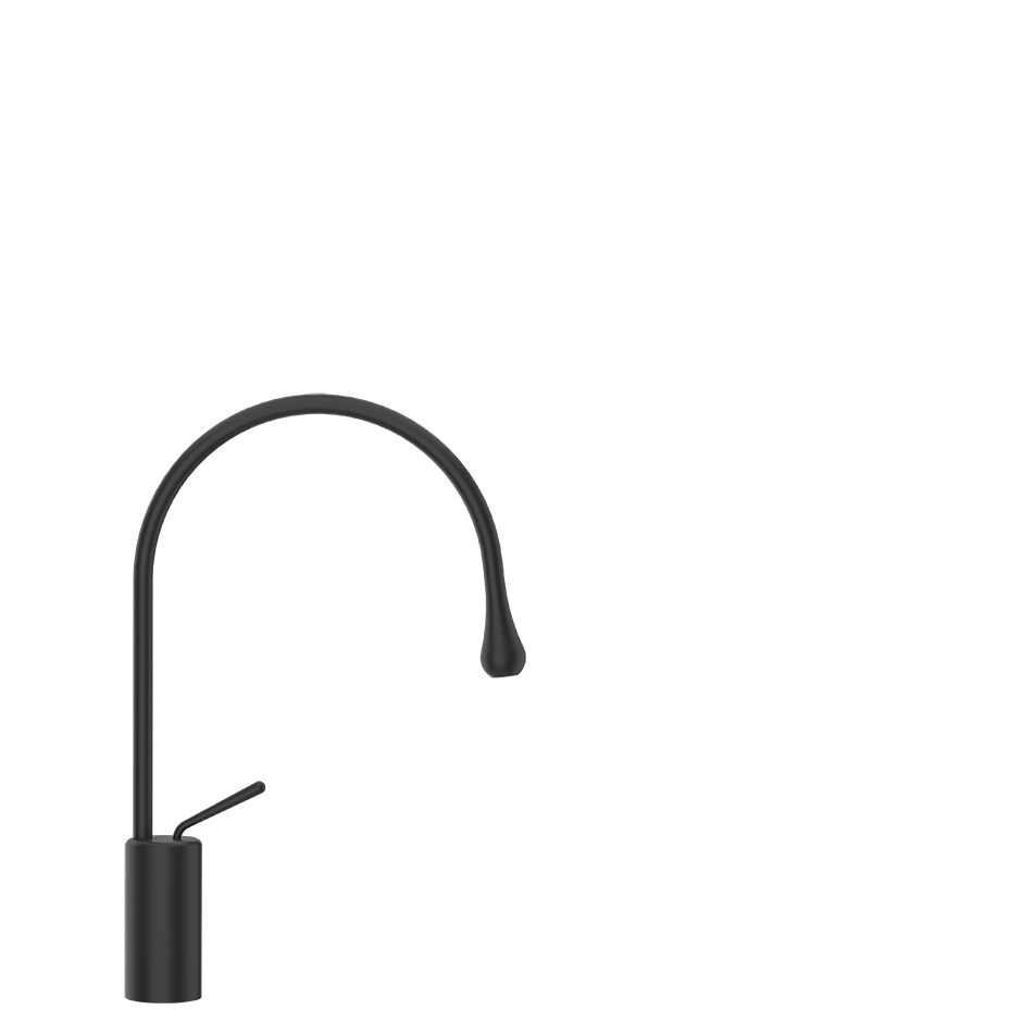 Goccia Basin Mixer - 33605 Bathroom Accessories GESSI Matte Black