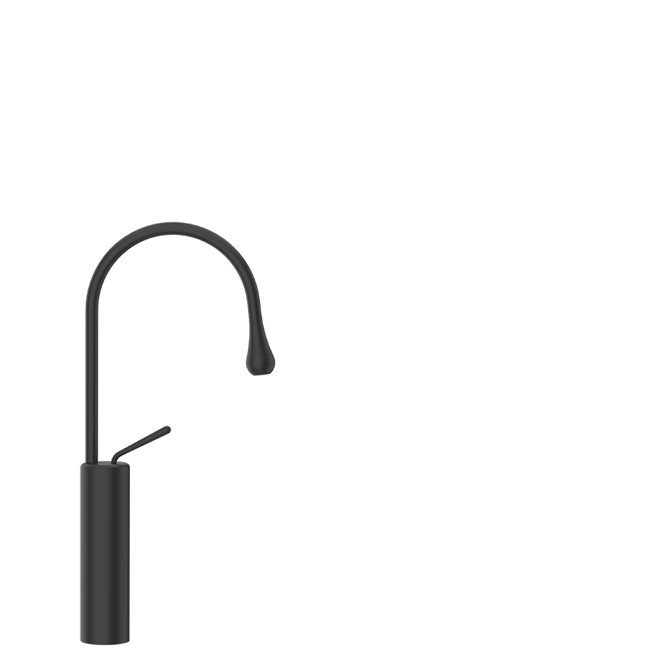 Goccia Basin Mixer - 33608 Bathroom Accessories GESSI Matte Black