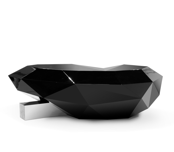 diamond center table Coffee Tables Boca Do Lobo Black Lacquer
