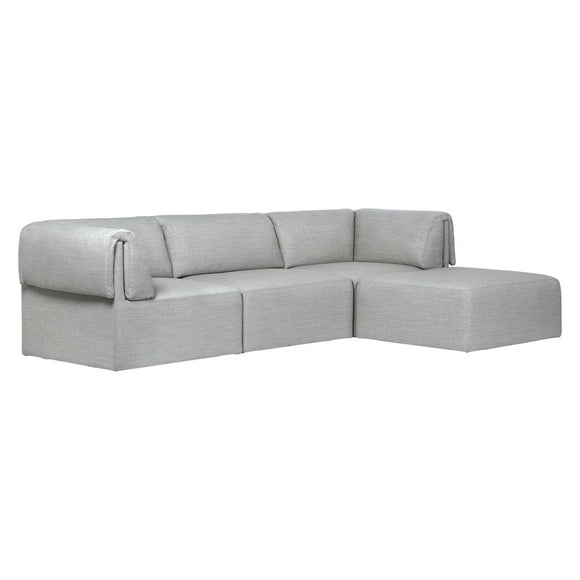 Wonder 3-Seater Sofa with Chaise Lounge Sectional Sofas Gubi