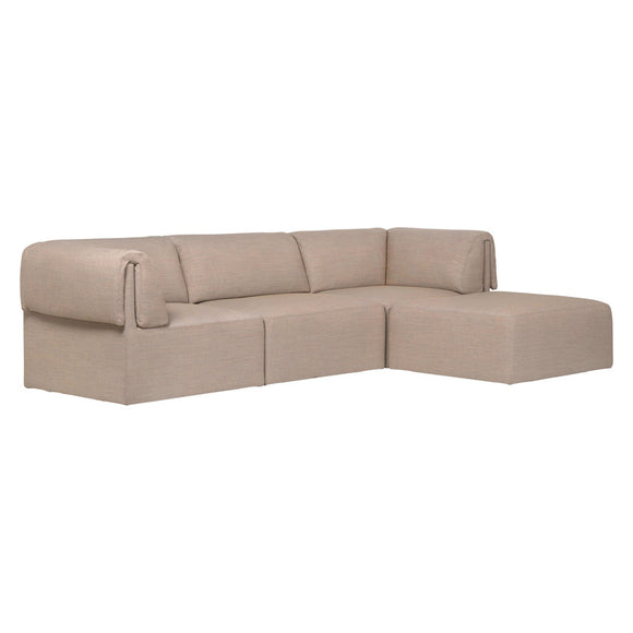Wonder 3-Seater Sofa with Chaise Lounge Sectional Sofas Gubi