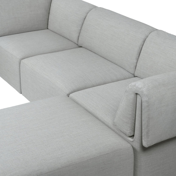 Wonder 3-Seater Sofa with Chaise Lounge Sectional Sofas Gubi