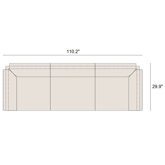 Wonder 3-Seater Sofa Sofas Gubi