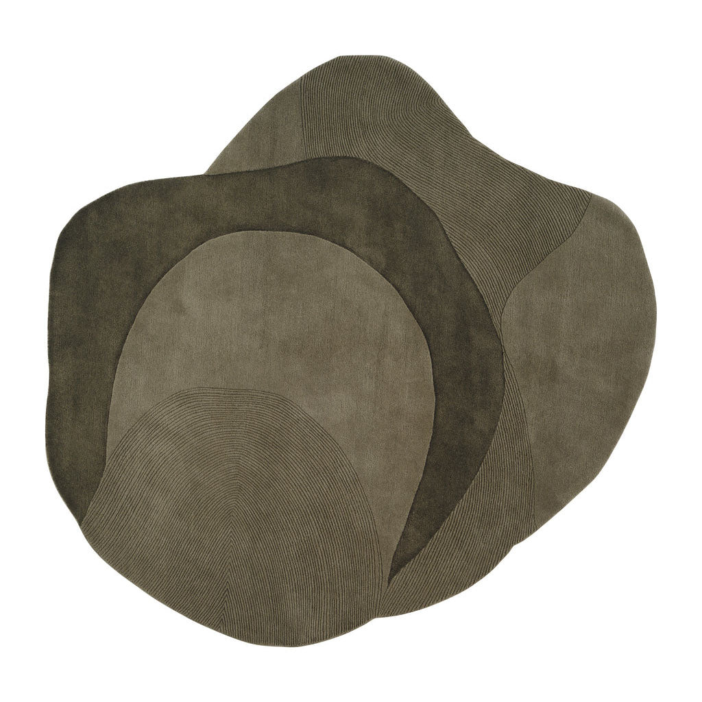 Optical Web Rugs Linie Design Forest 205x220 (6.7' x 7.2')