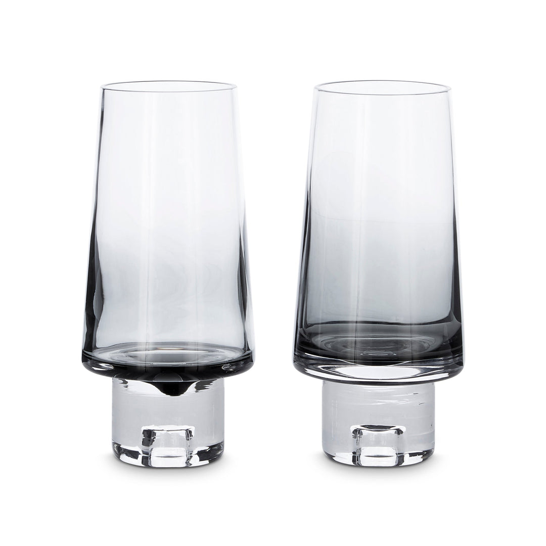Tank High Ball Glasses (Set of 2) Cocktail Glasses Tom Dixon Black