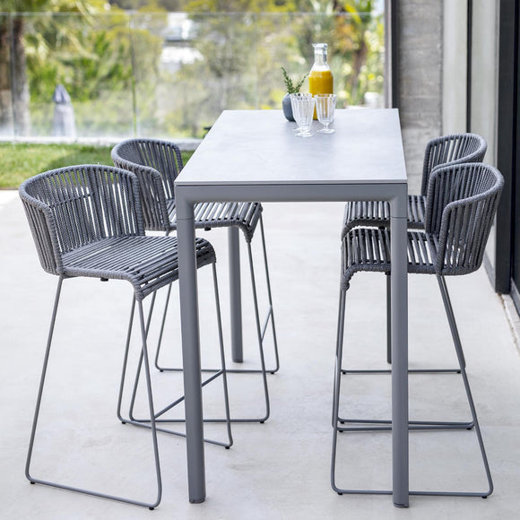 Moments Outdoor Bar Stool Outdoor Furniture Cane-line