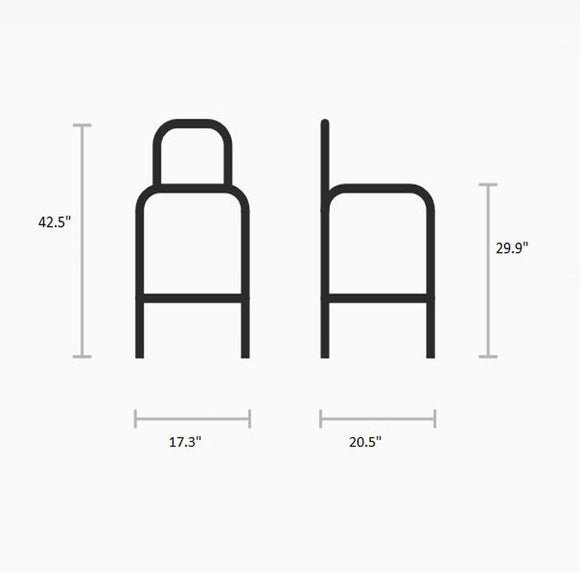Joe Bar and Counter Stool Table & Bar Stools MIDJ